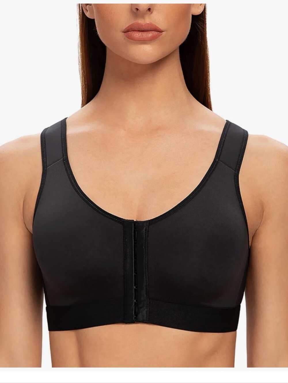 NWT MELENECA Front Closure Wirefree Post Surgery Back Support Bra